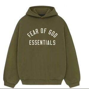 NWT in Bag Essentials Fear of God Military Hoodie LARGE